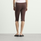 House Of Sunny Women's Classic Capri Pants in Coffee