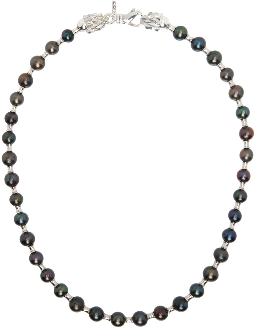 Emanuele Bicocchi Black Pearl Necklace