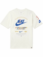 Nike - NSW Logo-Print Cotton-Jersey T-Shirt - White