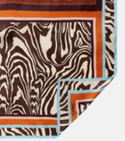 Alémais Wilson printed silk twill scarf