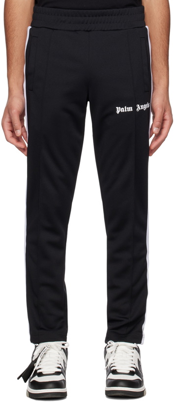 Photo: Palm Angels Black Slim Track Pants