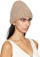 Gabriela Hearst Taupe Pacino Beanie