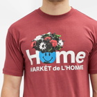 MARKET Men's Smiley De L'Homme T-Shirt in Berry