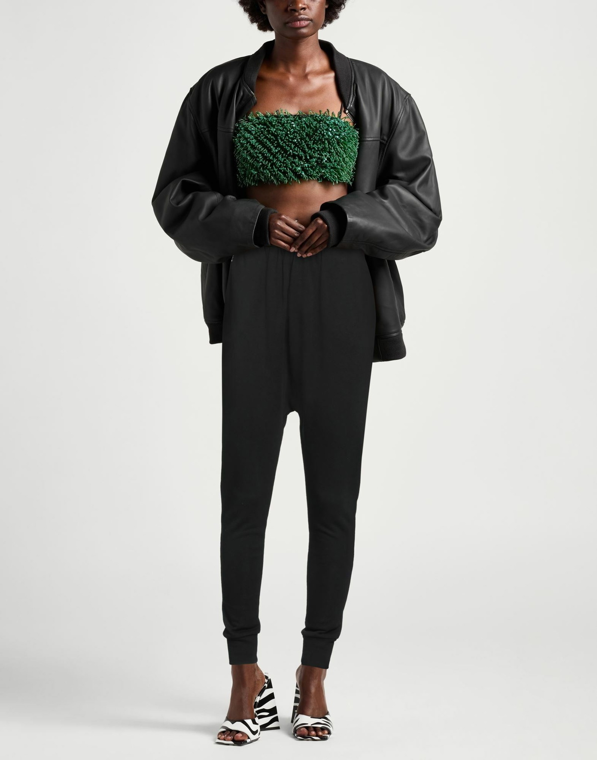 Jijil Womens Pants in Black