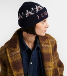 Loewe Fair Isle sequined wool-blend beanie
