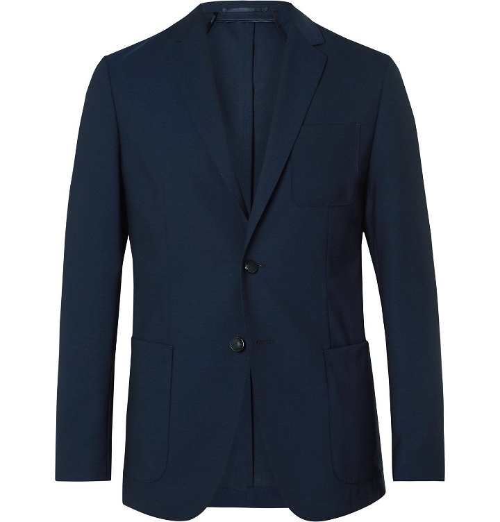 Photo: Hugo Boss - Nolvay Slim-Fit Wool Suit Jacket - Blue