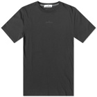 Stone Island Men's Embroidered Logo T-Shirt in Black