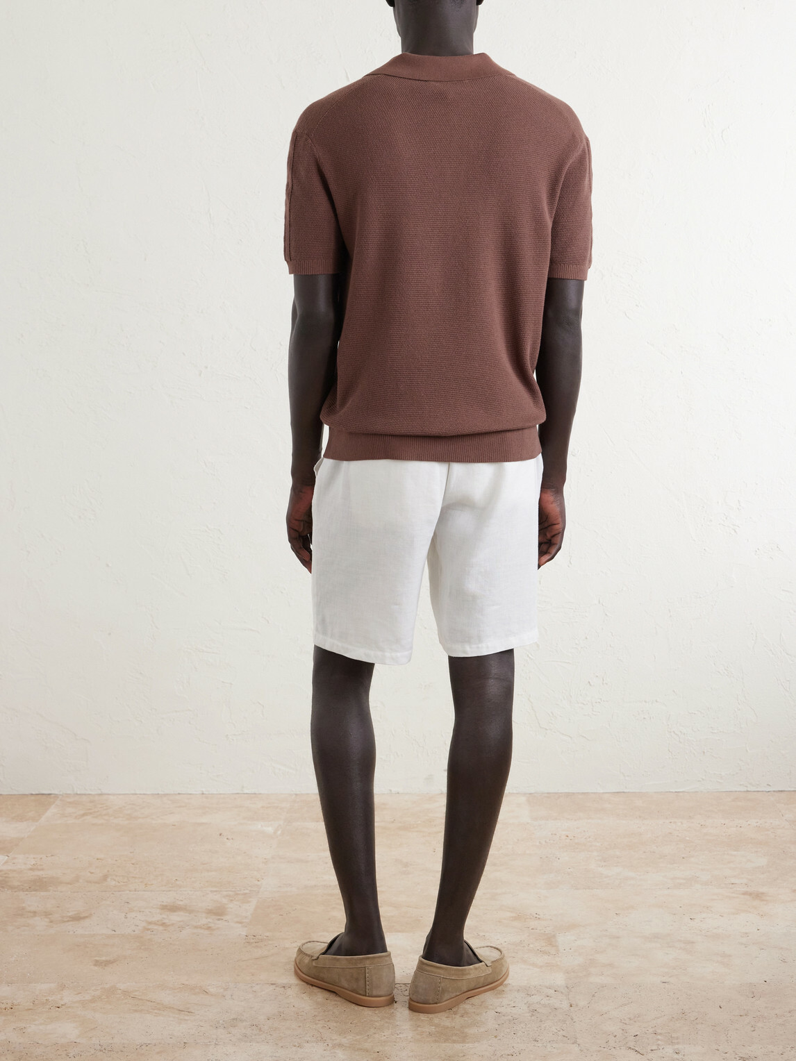 Frescobol Carioca - Rino Knitted Cotton Polo Shirt - Brown