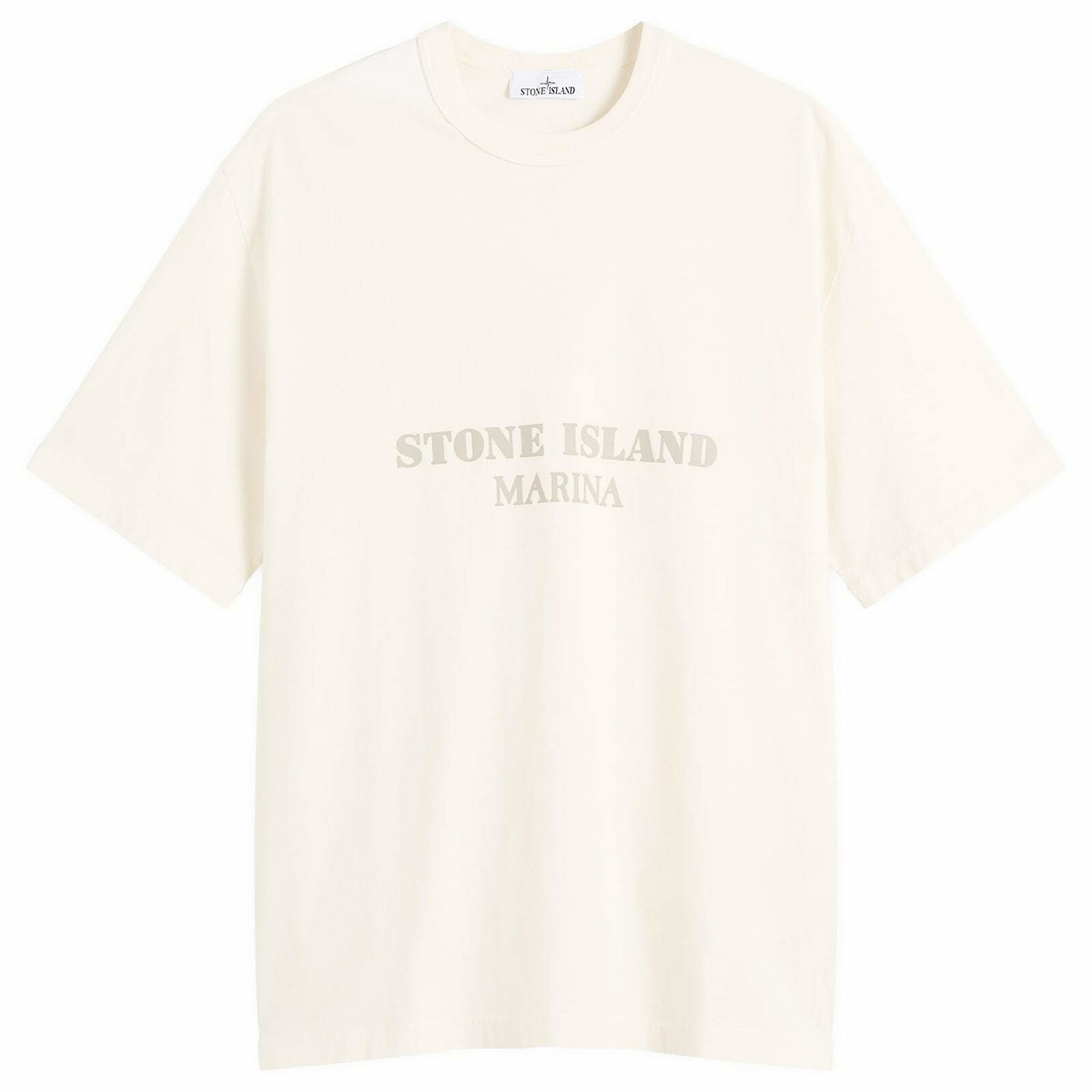 Stone Island Men's Marina Chalk Plating T-Shirt in Light Green