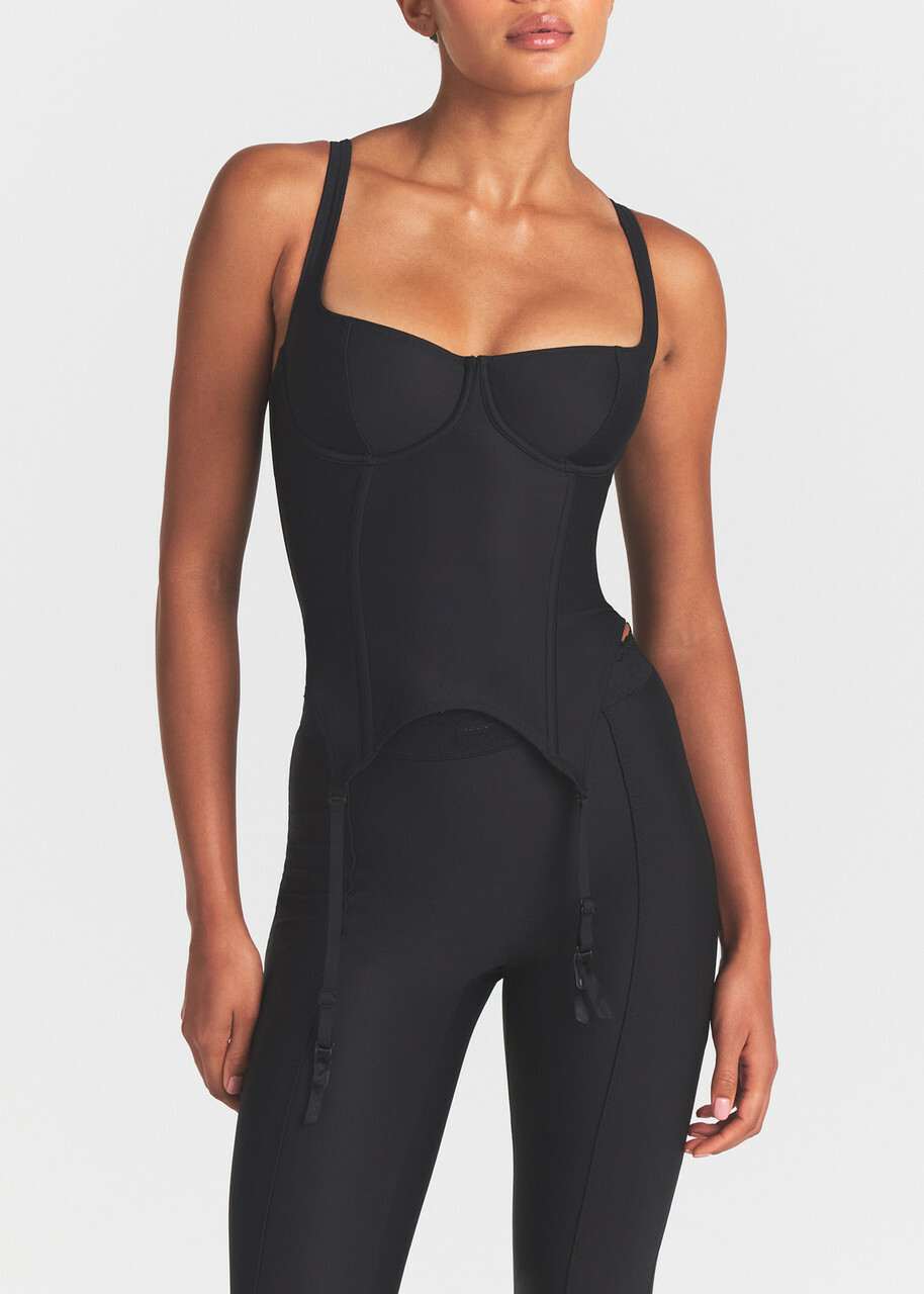 Skims Sculpt Body Corset Black