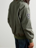 Neighborhood - Logo-Appliquéd Nylon Bomber Jacket - Green