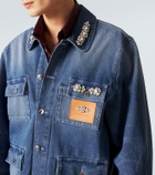 Simone Rocha Embellished denim jacket