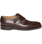 John Lobb - William Leather Monk-Strap Shoes - Brown