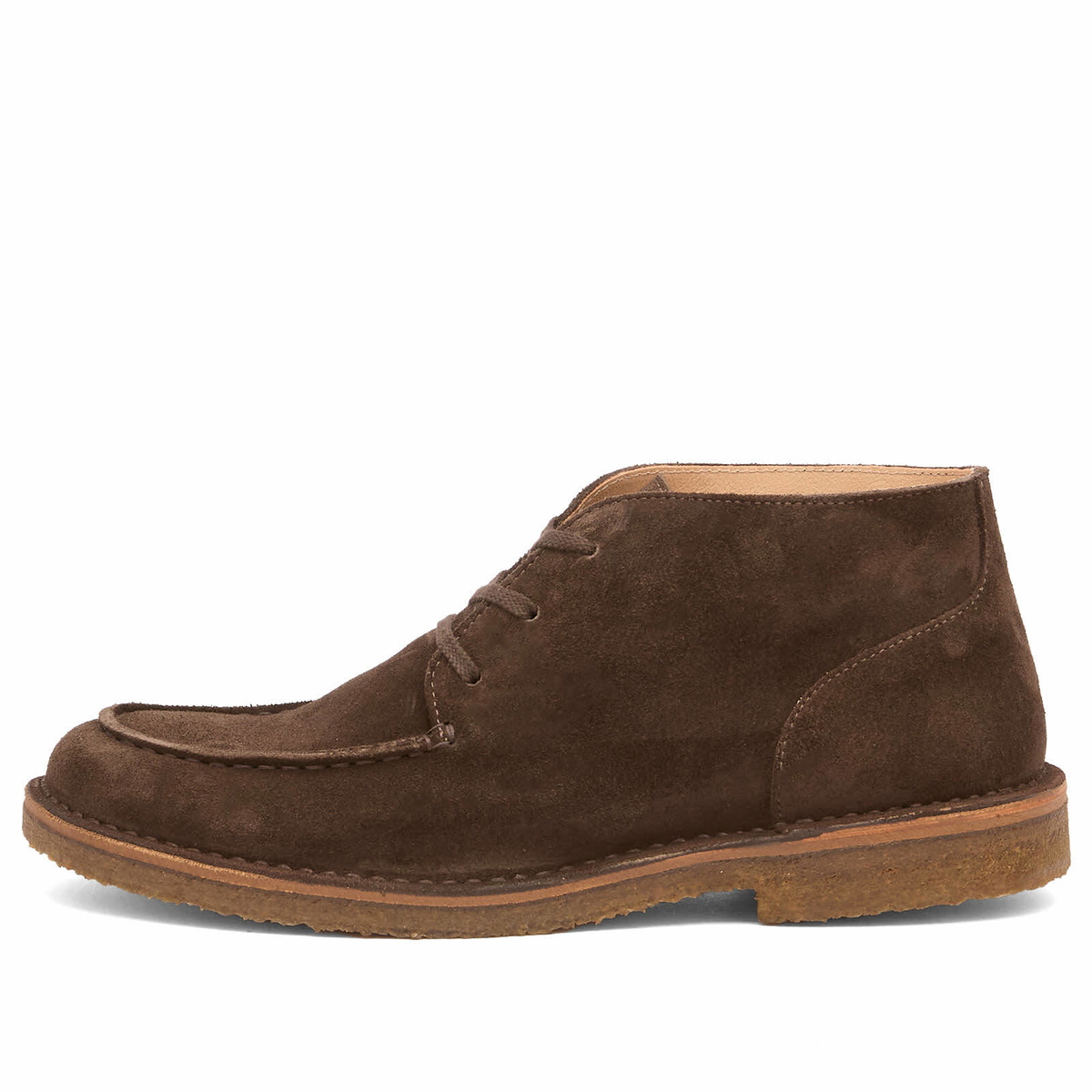 Astorflex Men's Deukeflex Suede Boots in Dark Chestnut