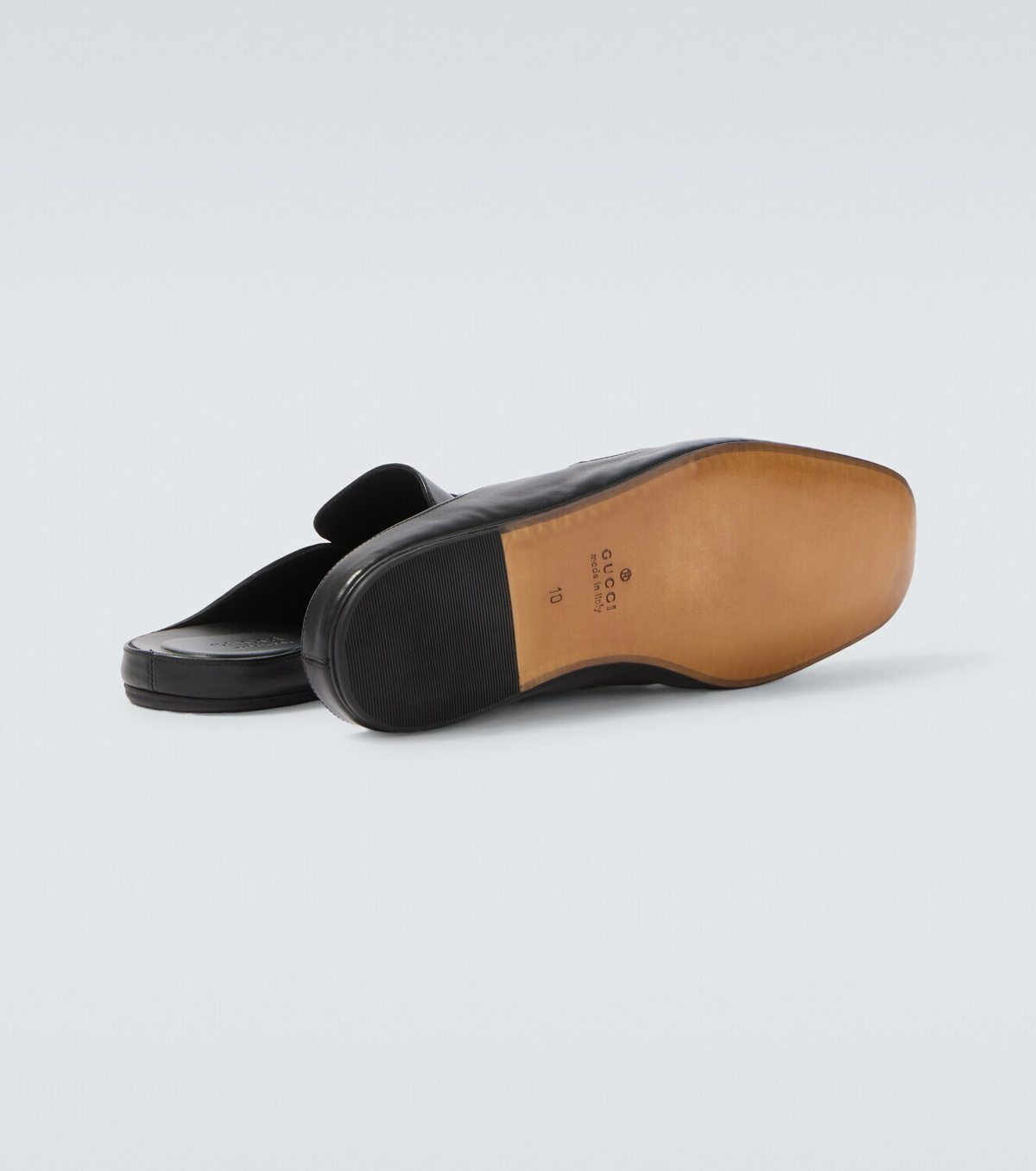 Gucci Ragazzo leather mules