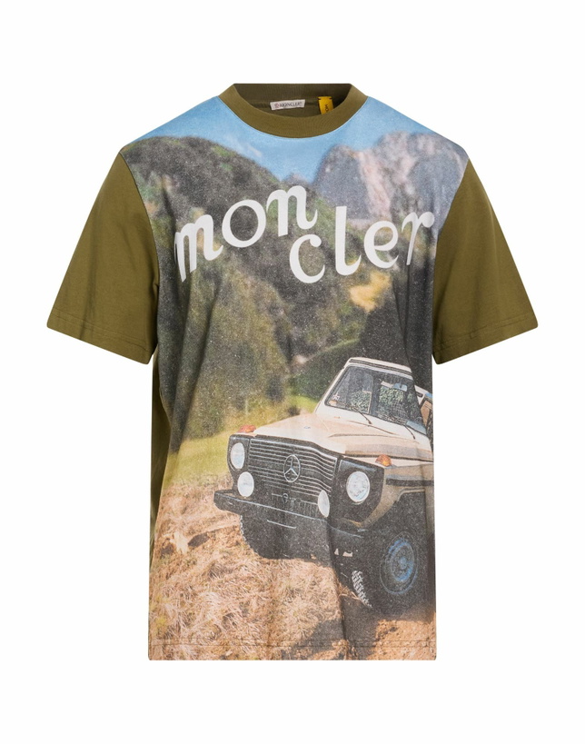 Photo: Moncler Mens T-shirt Military in Green