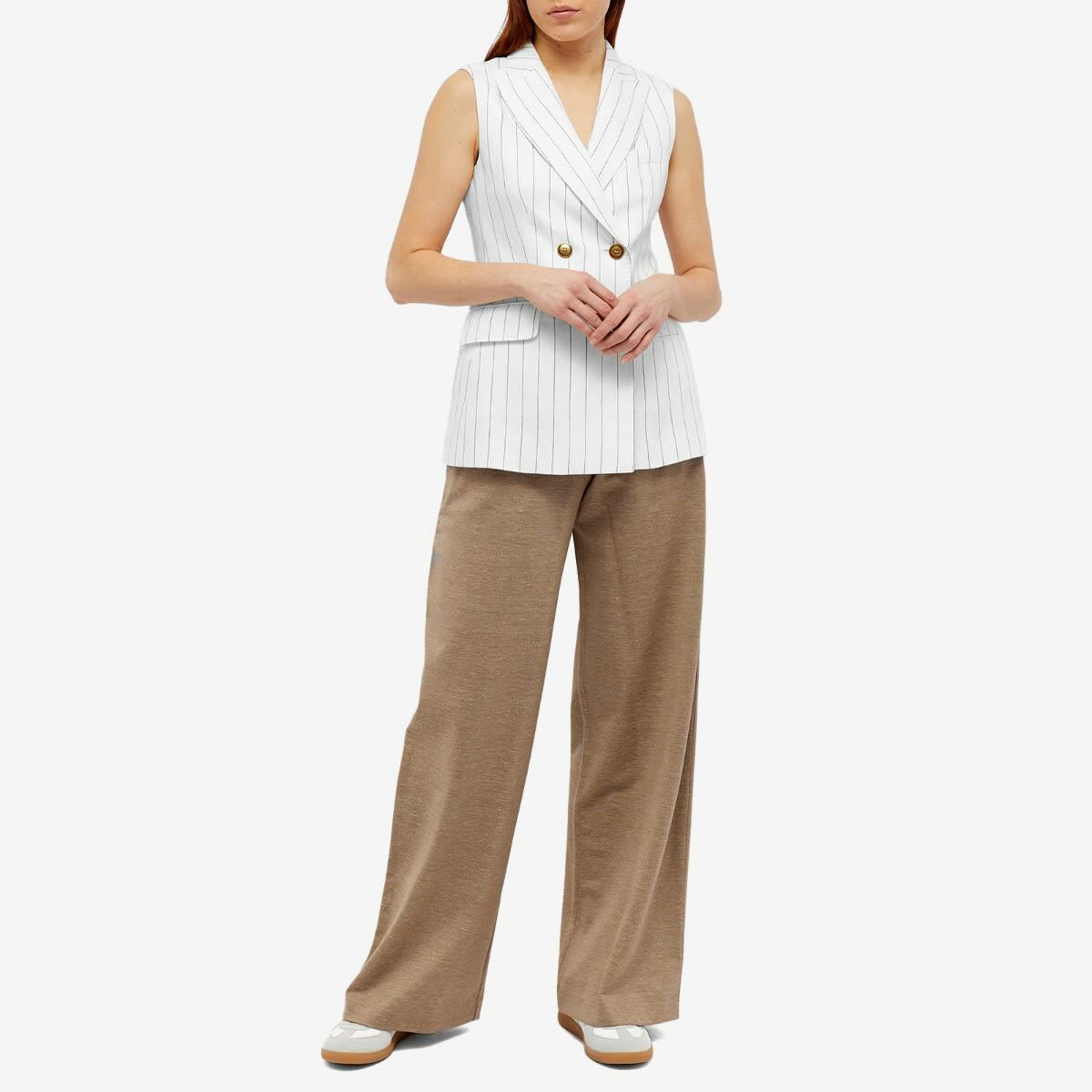 Max Mara Beige Linen Waistcoat