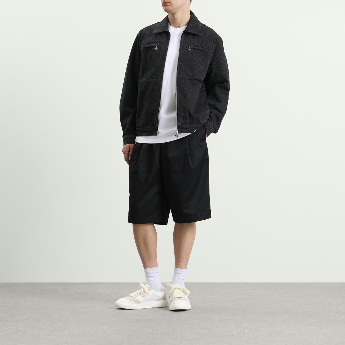 Casablanca Men's Monogram Jacket in Black