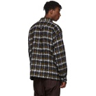 Faith Connexion Black and Yellow Tweed Overshirt