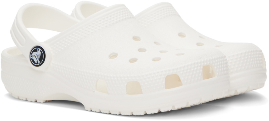 Crocs Kids White Classic Clogs Crocs