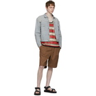 Marni Brown Darted Bermuda Shorts