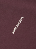 Norse Projects - Niels Logo-Print Organic Cotton-Jersey T-Shirt - Brown