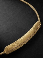 Elhanati - Mezuzah Gold Diamond Bracelet