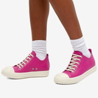 Rick Owens Women's Low Sneakers in Hot Pink/Milk