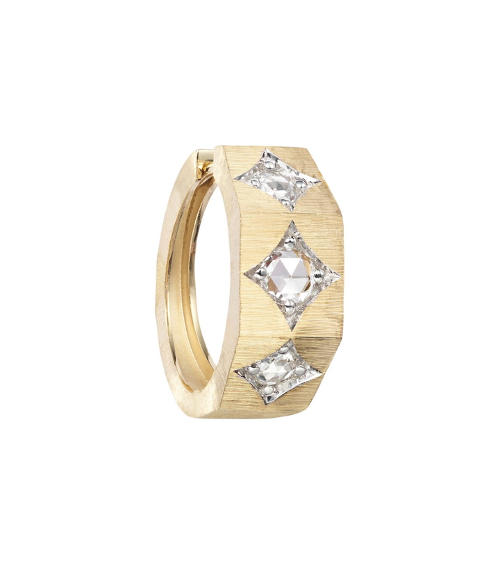 Photo: Marie Lichtenberg Ecrou 18kt gold single hoop earring