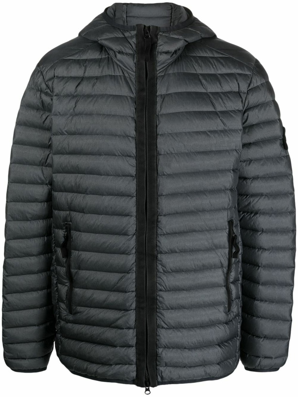 Photo: STONE ISLAND - Down Jacket With Logo