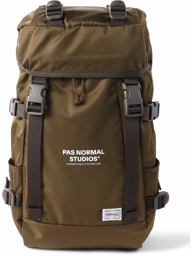 Photo: Pas Normal Studios - Porter-Yoshida & Co Logo-Print Shell Cycling Backpack
