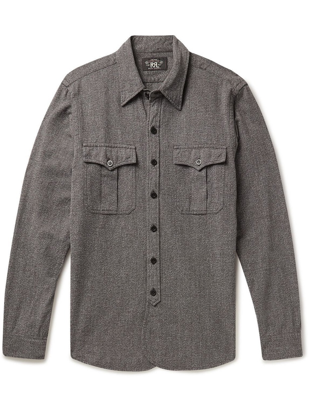 Photo: RRL - Clayton Cotton Shirt - Gray