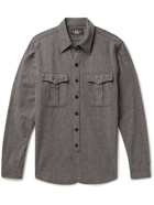 RRL - Clayton Cotton Shirt - Gray