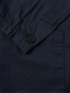 Folk - Unstructured Garment-Dyed Cotton-Twill Blazer - Blue