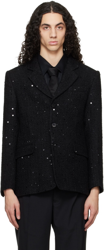 Photo: Ernest W. Baker Black Single Breasted Blazer