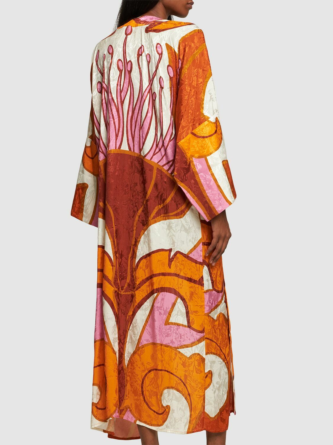 JOHANNA ORTIZ - Romance Fluviar Jacquard Kimono Dress