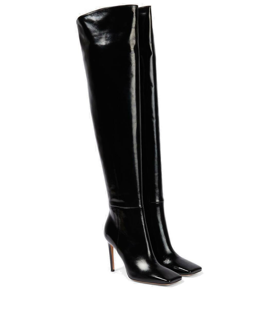 Gianvito Rossi Christina leather over-the-knee boots Gianvito Rossi