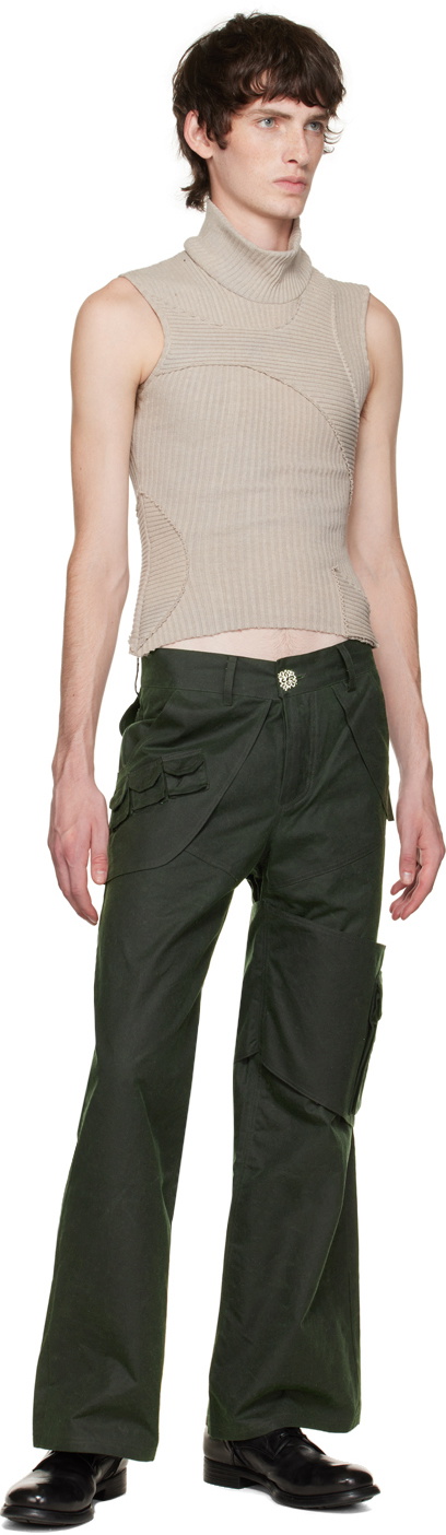 Solitude Studios SSENSE Exclusive Green Habitual Cargo Pants