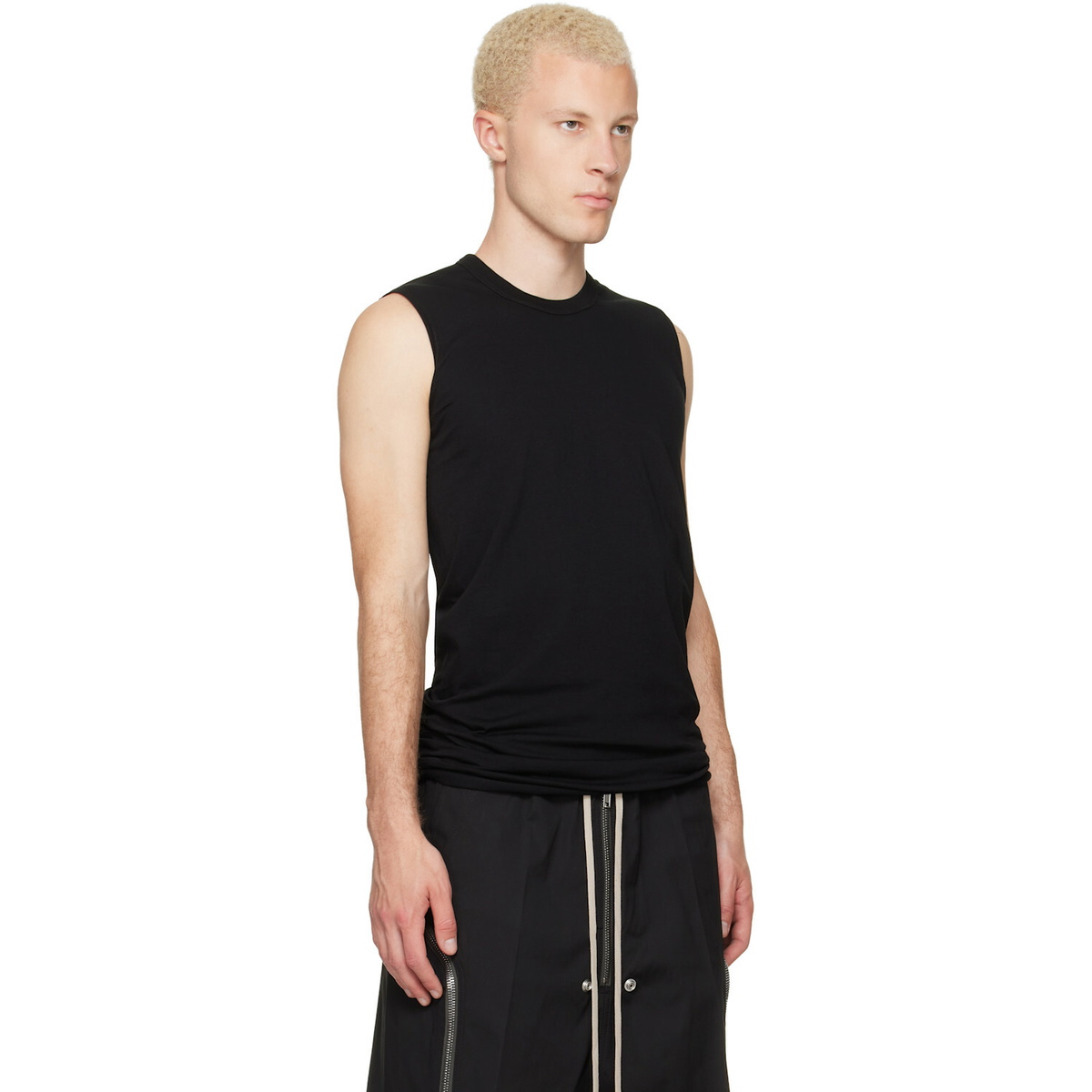 Rick Owens Black Tower Basic SL Tank Top