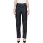 TOTEME Blue Twisted Seam Full Length Jeans