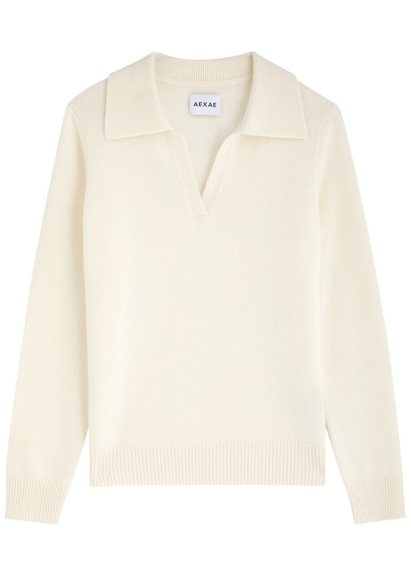 Photo: Aexae Cashmere Jumper Off White