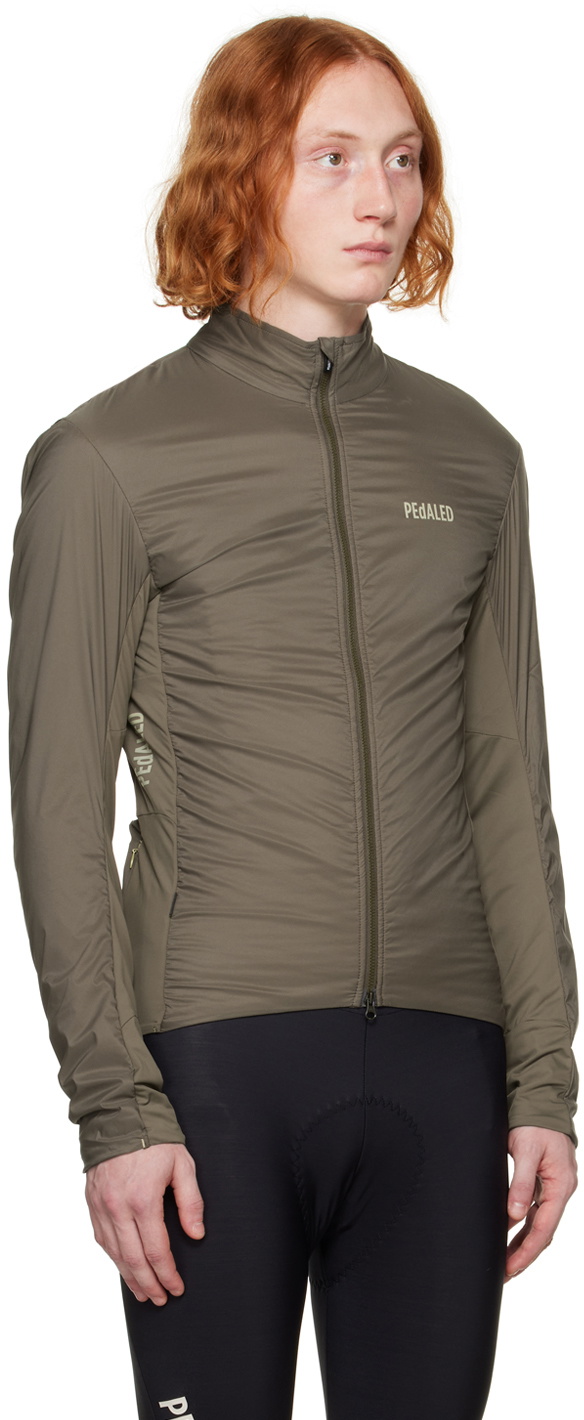 PEdALED Khaki Packable Jacket