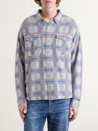 RRL - Horace Checked Cotton-Terry Shirt - Neutrals