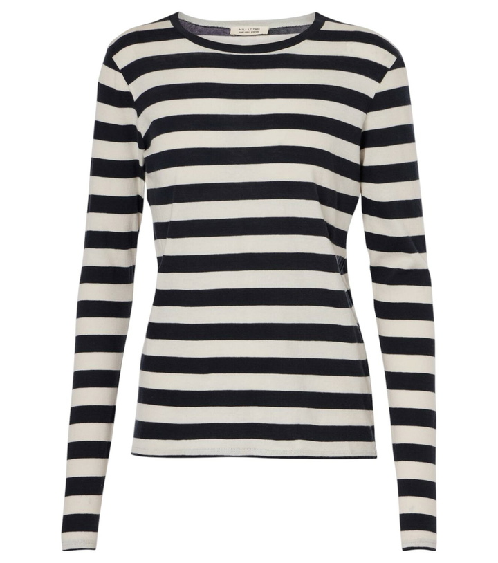 Photo: Nili Lotan Striped cotton jersey T-shirt