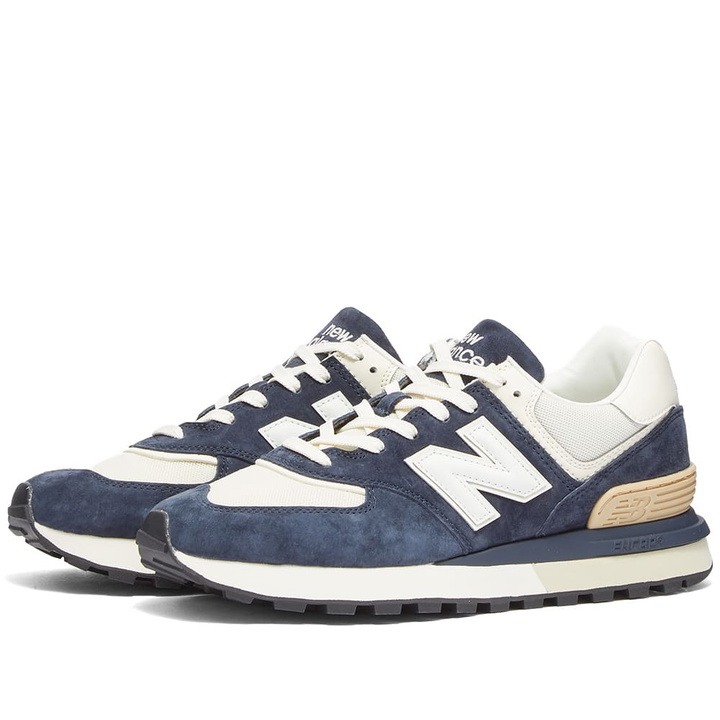 Photo: New Balance Men's U574LGRN Sneakers in Natural Indigo