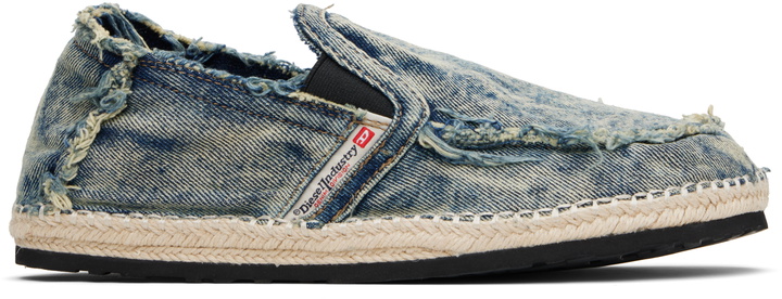 Photo: Diesel Blue D-Lukas Esp Espadrilles