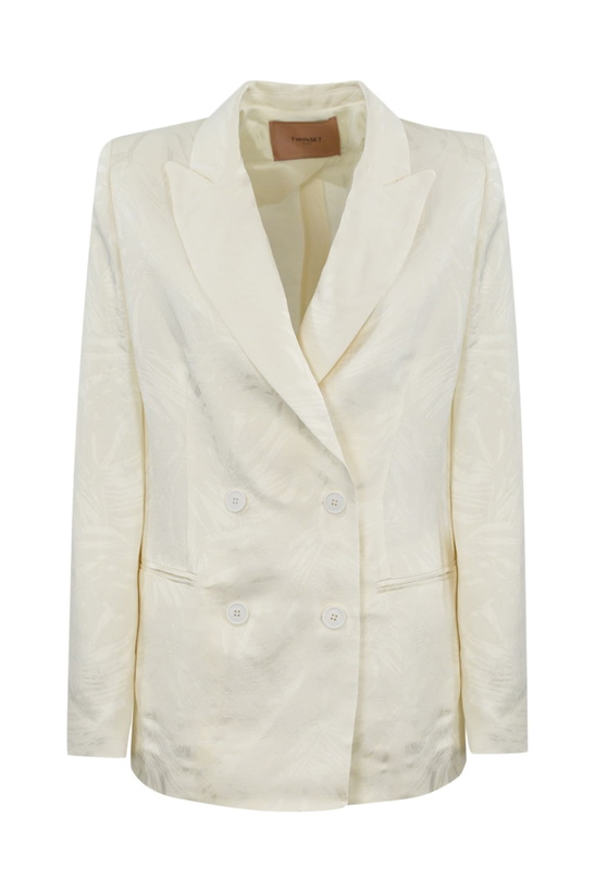 Photo: TwinSet Jacquard Satin Jacket