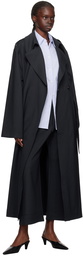 LESET Navy Jane Trench Coat