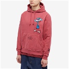 By Parra Men's World Balance Hoody in Coral