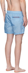 Moncler Blue Patch Swim Shorts